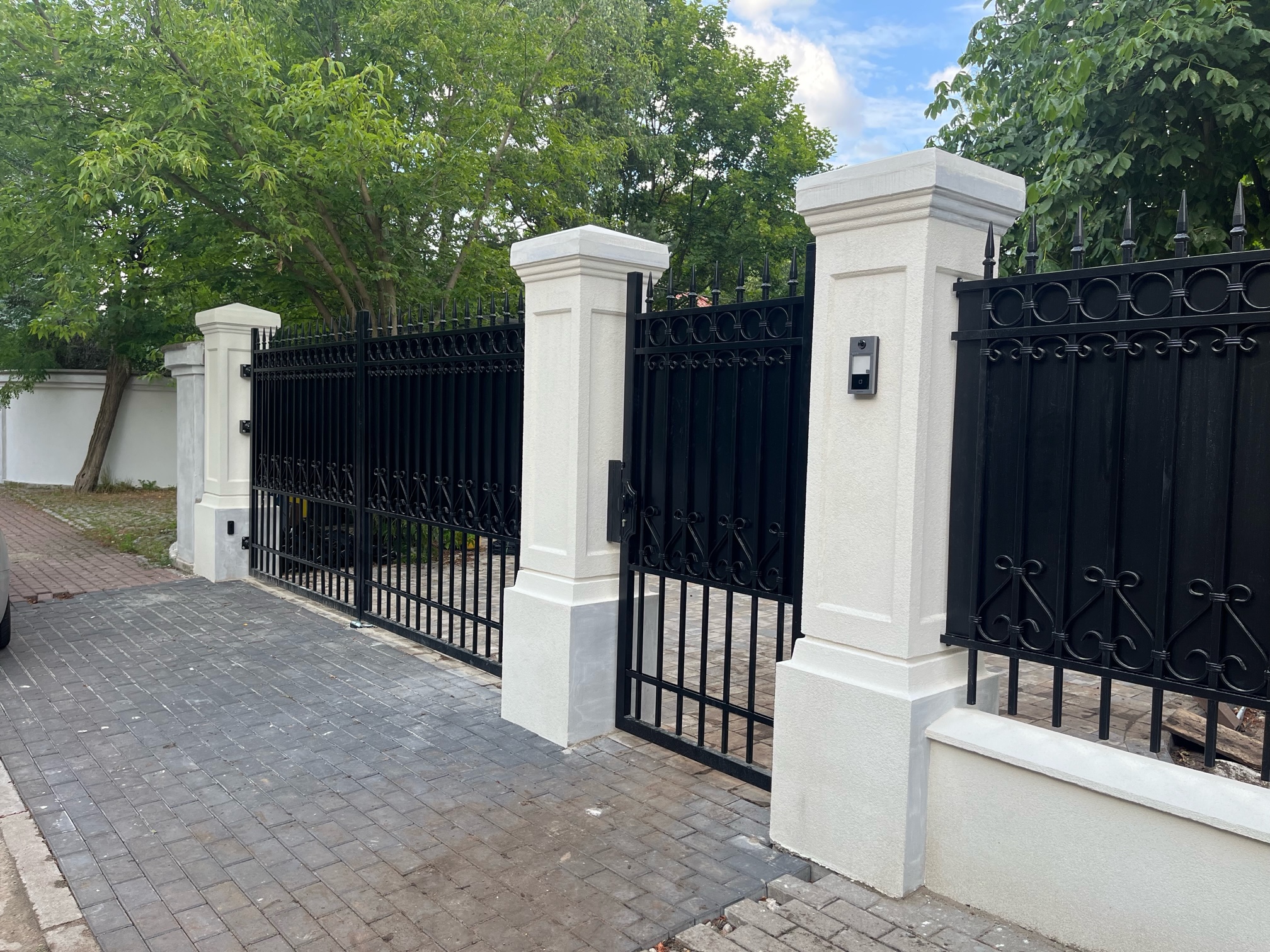 Ogrodzenie kute w Warszawie